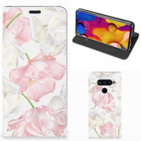 LG V40 Thinq Smart Cover Lovely Flowers - thumbnail