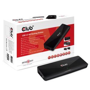 CLUB3D SenseVision USB 3.0 4K UHD Docking Station