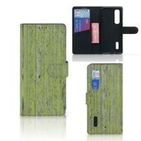 OPPO Find X2 Pro Book Style Case Green Wood