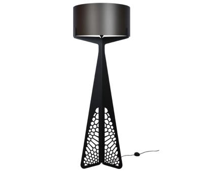 Ztahl design vloerlamp XL Mascali staal - zwart / Monaco grey Ztahl design vloerlamp XL Mascali staal - zwart / Monaco grey