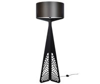 Ztahl design vloerlamp XL Mascali staal - zwart / Monaco grey