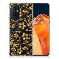 OnePlus 9 TPU Case Gouden Bloemen