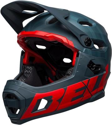 Bell Super DH Mips MTB fietshelm (Kleur: rood/blauw, Maat: L) Bell Super DH Mips MTB fietshelm (Kleur: rood/blauw, Maat: L)
