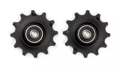 VWP derailleurwieltjes 11 tanden 9 11S zwart 2 stuks