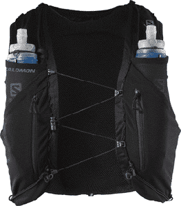 Salomon Adv skin 12 with flasks - ZWART - Unisex