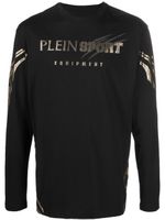 Plein Sport t-shirt à logo imprimé - Noir