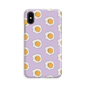 Bacon to my eggs #1: iPhone X Volledig Geprint Hoesje