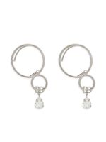 Dolce & Gabbana boucles d'oreilles DG à ornements strassés - Argent - thumbnail