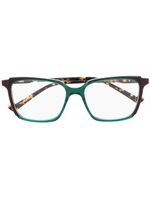 Etnia Barcelona lunettes de vue rectangulaires Sussex à effet dégradé - Vert - thumbnail