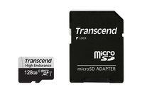 Transcend High Endurance 350V microSDXC-kaart 128 GB Class 10, UHS-I Incl. SD-adapter - thumbnail