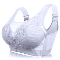 Embroidery Wireless Full Busted Anti Sagging Cami Bras