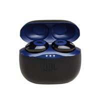JBL Tune T120 TWS In-Ear Bluetooth-hoofdtelefoon in blauw - draadloze oordopjes met geïntegreerde microfoon - muziek streamen tot 4 uur met slechts één acculading - incl. oplaadcase