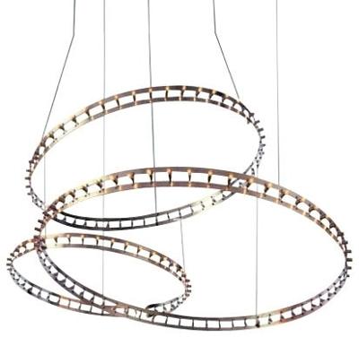 Quasar - Citadel Composition Set With Transformer hanglamp Koper