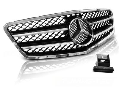 Tuning-Tec Grill MERCEDES W212 09-13 AMG STIJL ZWART CHROOM