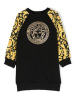 Versace Kids robe-sweat à imprimé Barocco Medusa - Noir