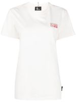 Moncler Grenoble t-shirt en coton à logo brodé - Blanc