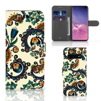 Wallet Case Samsung Galaxy S10 Plus Barok Flower