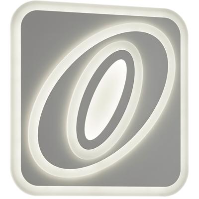 LED Plafondlamp - Trion Coson - 60W - Aanpasbare Kleur - Dimbaar - Afstandsbediening - Vierkant - Mat Wit - Kunststof