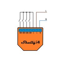 Shelly Plus i4 relais Wifi, Bluetooth - thumbnail