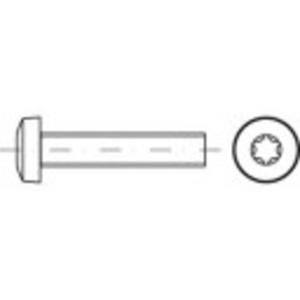 TOOLCRAFT TO-5440704 Lenskopschroeven M2,5 5 mm Binnen-T Staal Galvanisch verzinkt 2000 stuk(s)