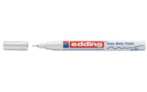 Edding 780 permanente marker Fijne punt Wit 1 stuk(s)