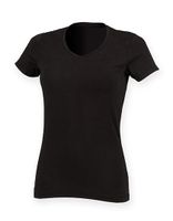 SF Kleding SF122 Women`s Feel Good Stretch V-Neck T - thumbnail