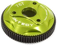 Integy - 76T Metal Spur Gear, Green - Traxxas Rustler, Stampede 2WD, Slash 2WD