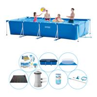 Zwembad Set - Intex Frame Pool Rechthoekig 450x220x84 cm