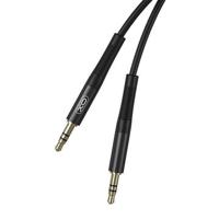 XO NB-R175B 3,5 mm AUX-audiokabel - 2 m - Zwart - thumbnail