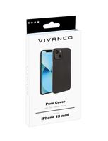 Vivanco Pure Backcover Apple iPhone 13 Mini Zwart Inductieve lading, Stootbestendig - thumbnail