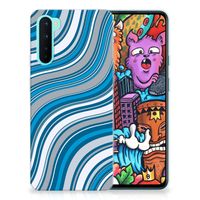 OnePlus Nord TPU bumper Waves Blue - thumbnail