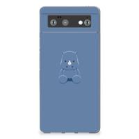 Google Pixel 6 Telefoonhoesje met Naam Baby Rhino