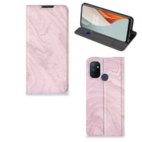 OnePlus Nord N100 Standcase Marble Pink - Origineel Cadeau Vriendin