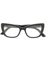 Dolce & Gabbana Eyewear lunettes de vue à monture papillon - Noir