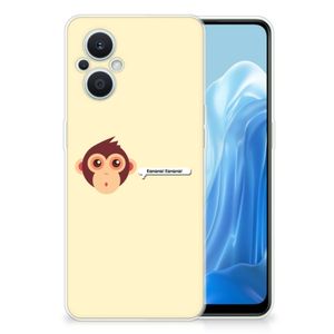 OPPO Reno8 Lite Telefoonhoesje met Naam Monkey