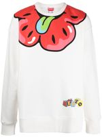 Kenzo sweat à imprimé Boke Flower - Blanc - thumbnail