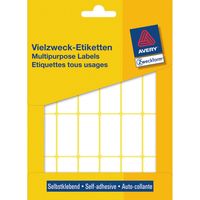 Avery Mini Etiketten, wit, 38,0 x 18,0 mm, permanent klevend - thumbnail