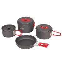 Bo-Camp - Pannenset - Explorer L - 4-Delig - Hard anodized