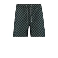 America Today geblokte zwemshort Arizona grijs/zwart