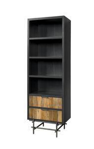 Tower Living Boekenkast Pesaro Teakhout, 199 x 65cm