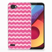 LG Q6 | LG Q6 Plus TPU bumper Waves Pink