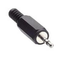 Lumberg KLS 13 Jackplug 2.5 mm Stekker, recht Aantal polen: 3 Stereo Zwart 1 stuk(s)