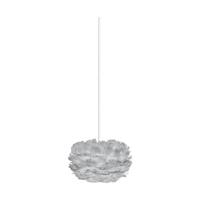 Umage Eos Micro hanglamp light grey - met koordset wit - Ø 22 cm