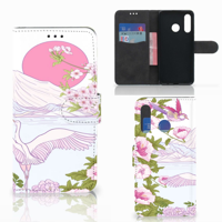 Huawei P30 Lite (2020) Telefoonhoesje met Pasjes Bird Standing