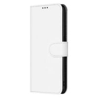 Telefoon Hoesje OPPO Reno 6 Pro Plus 5G Wallet Bookcase Wit met Pasjeshouder