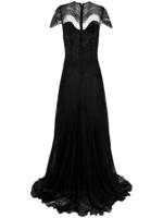 Costarellos Maxi-jurk met kant - Zwart