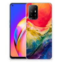 Hoesje maken OPPO A94 5G | Reno5 Z Watercolor Dark