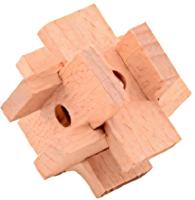 Johntoy breinbreker puzzel L 4,5 cm hout bruin