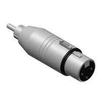 Procab VC130 XLR female naar RCA male adapter - thumbnail