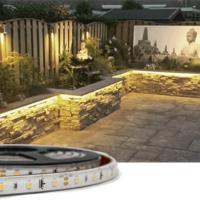 2 meter warm wit basic led strip voor buiten losse strip